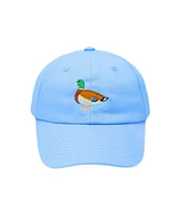 Bits & Bows Boys Mallard Baseball Hat Blue