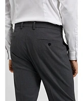 Mango Men's Stretch Fabric Super Suit Pants