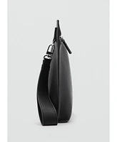 Mango Men's Leather-Effect Handbag