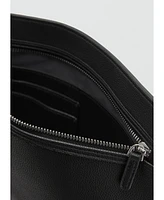 Mango Men's Leather-Effect Handbag