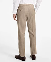 B by Brooks Brothers Men's Wool-Blend Stretch Classic-Fit Suit Pants