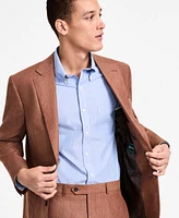 B by Brooks Brothers Men's Linen Classic-Fit Suit Separates Jacket