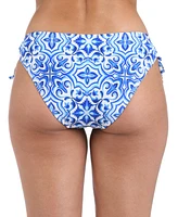 La Blanca Women's Alboran Tassel Tie Hipster Bikini Bottoms