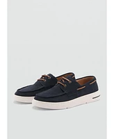 Mango Men's Suede Nautical Shoes