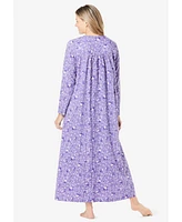 Dreams & Co. Women's Floral Knit Gown