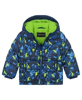 S Rothschild & Co Baby Boys Dino Printed Snowsuit