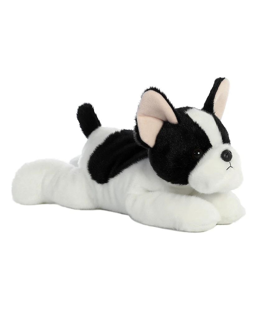 Aurora Medium French Bulldog Pup Flopsie Adorable Plush Toy White 12"