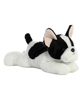 Aurora Medium French Bulldog Pup Flopsie Adorable Plush Toy White 12"