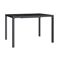 vidaXL Patio Table Anthracite 43.3"x31.5"x28.3" Steel