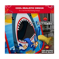 Swooc Shark Frenzy | 2-in-1 Bean Bag Toss Game for Kids w/ Carry Bag | 5-Second Setup & Storage | Kids Outside Toys 2-4