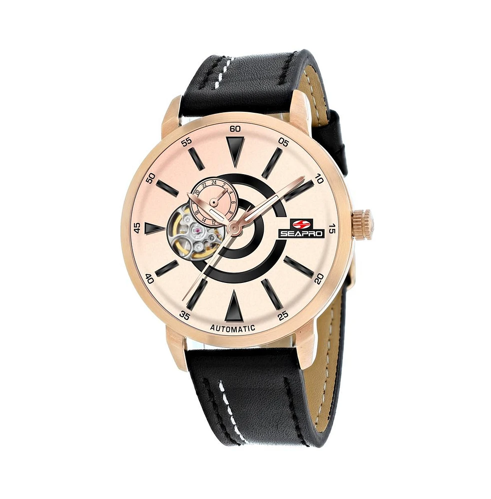 Seapro Men's Elliptic Rose Gold Dial Watch - SP0144