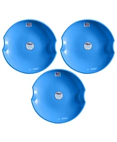 Paricon, Llc Paricon 626-b Flexible Flyer Flying Saucer Sled, 26 Inch Diameter, Blue (3 Pack)