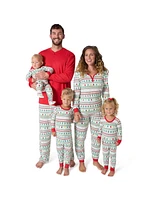 Gerber Baby Girls Holiday Family Pajamas Neutral Two Piece