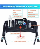 Ksports Multi-Functional Electric Treadmill Cardio Strength Training Workout Set