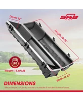 Skb Cases Ata Standard Hard Shell Plastic Wheeled Golf Bag Travel Case, Black