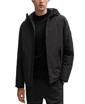 Boss by Hugo Boss Men's Crease-Resistant Water-Repellent Jacket