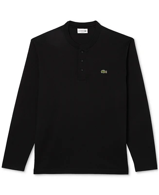 Lacoste Men's Long-Sleeve Henley T-Shirt