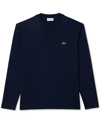 Lacoste Men's Long-Sleeve Henley T-Shirt