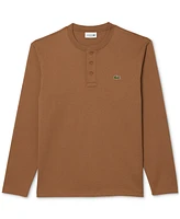 Lacoste Men's Long-Sleeve Henley T-Shirt - SIX