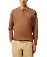 Lacoste Men's Long-Sleeve Henley T-Shirt - SIX
