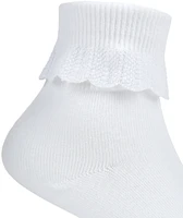 Trimfit 3-Pack Scalloped Socks, Little Girls & Big