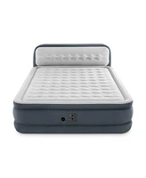 Intex Dura Beam Ultra Plush Headboard Airbed w/Built In Pump, Queen (2 Pack)