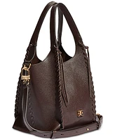 Sam Edelman Sylvia Whipstitch Small Leather Crossbody Tote