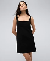 Kenneth Cole Women's Open-Back Strap-back Shift Dress