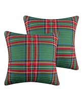 Levtex Spencer Plaid 2-Pc. Sham Set