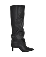 Guess Women's Natha Fold Over Slouchy Stiletto Heel Boots