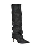 Guess Women's Natha Fold Over Slouchy Stiletto Heel Boots