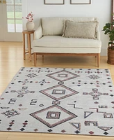 Nicole Curtis Machine Washable Series 1 SR108 4'x6' Area Rug