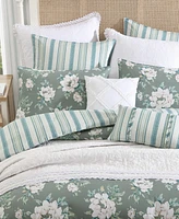 Laura Ashley Wisley Floral Reversible -Pc. Comforter Set