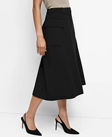 Dkny Women's Cargo-Pocket Midi Skirt