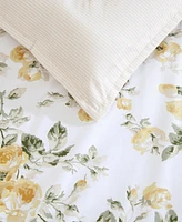 Laura Ashley Roses Reversible -Pc. Comforter Set