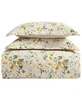 Laura Ashley Roses Reversible -Pc. Quilt Set