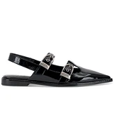 Vince Camuto Women's Faye Double Buckle Flats