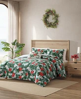 Tommy Bahama Home Festive Palms Reversible 3-Pc. Comforter Set, King