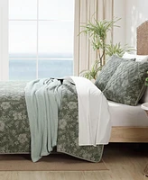 Tommy Bahama Home Hibiscus Jungle Reversible -Pc. Quilt Set