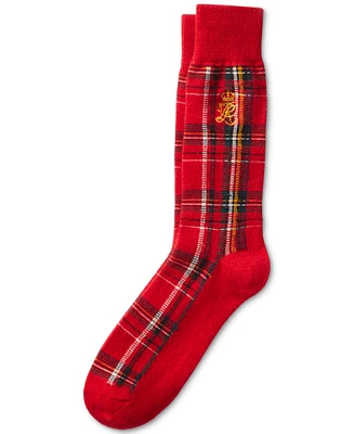 Polo Ralph Lauren Men's Lambswool Tartan Boot Socks