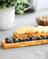 BeldiNest Olive Wood Cheese Olive Plate