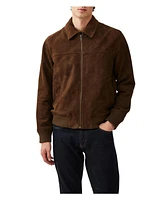 Redvale Sheepskin Suede Bomber Jacket