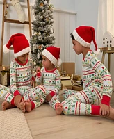 Gerber Girls Holiday Family Pajamas Neutral Two Piece