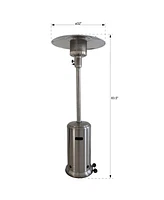 Mondawe 46,000 Btu Standing Patio Heater