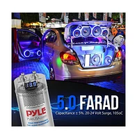 Pyle 5.0 Farad Digital Power Capacitor with Blue Led Display