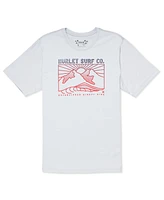 Hurley Men's Everyday H2O-Dri Horizon Line Slub Short Sleeve T-Shirt