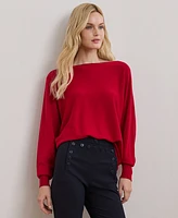 Lauren Ralph Petite Dolman-Sleeve Sweater