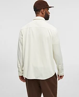 Mode of One Men's Long-Sleeve Knit Snap-Front Shirt, Exclusively at Macy's