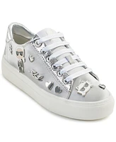 Karl Lagerfeld Paris Women's Cate Pins Lace-Up Sneakers