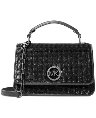 Michael Kors Delancey Mini East West Top Handle Chain Crossbody